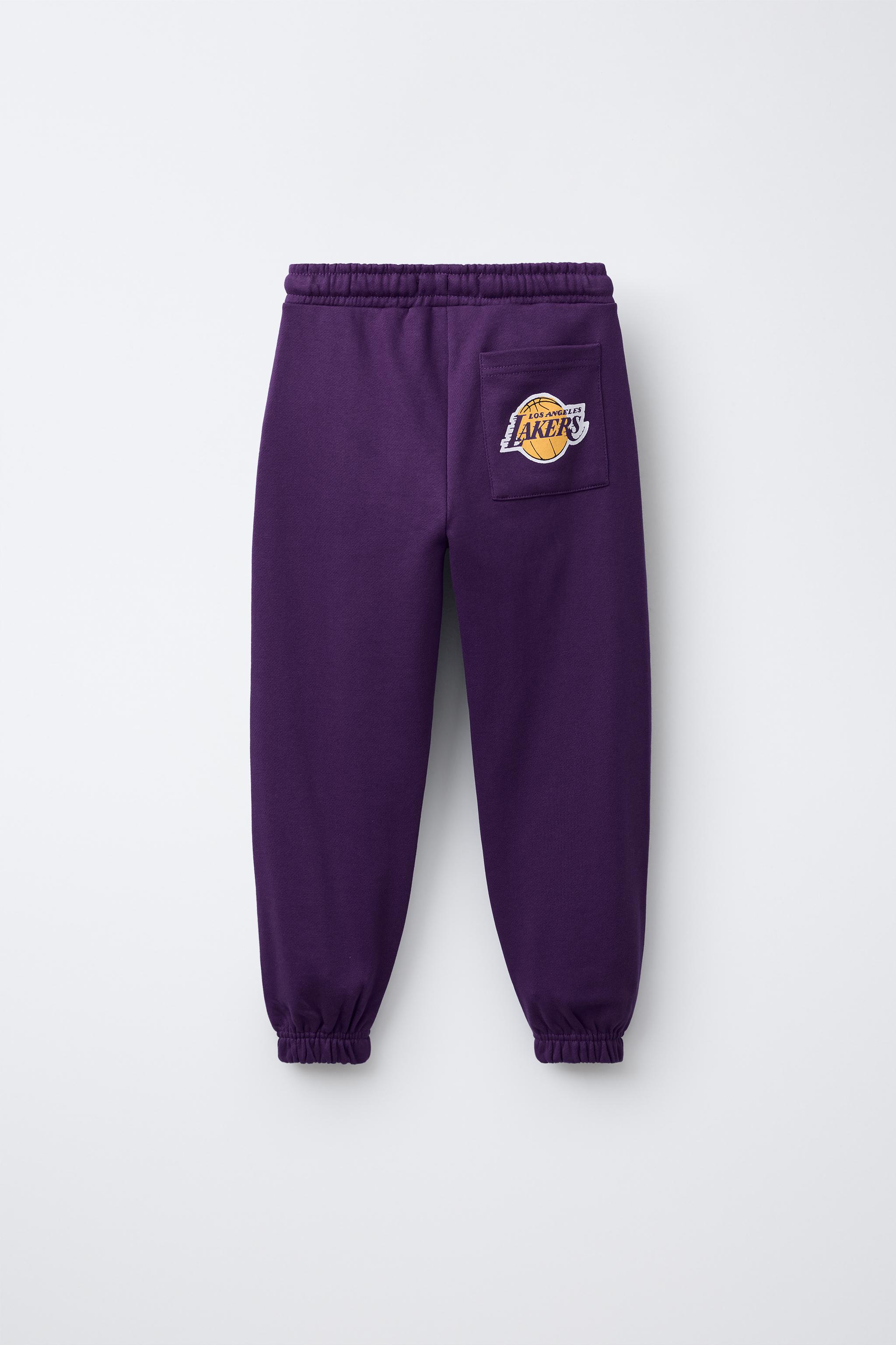 LAKERS ロゴ入り パンツ los-angeles-lakers-nike-
