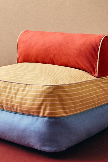 CHILDREN'S DETACHABLE COTTON FLOOR POUFFE - Multicoloured by Zara - Image 6