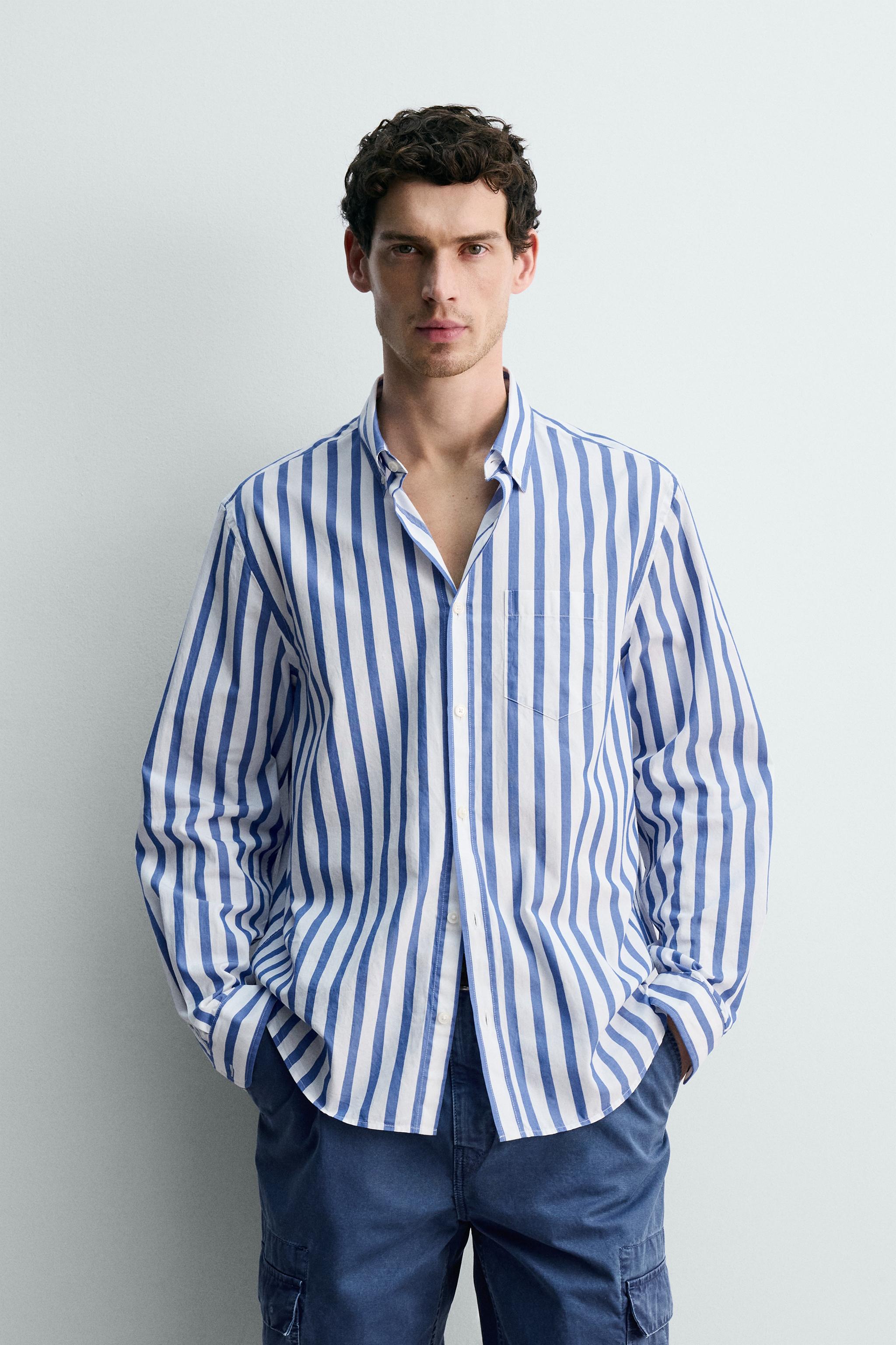 REGULAR FIT STRIPED SHIRT