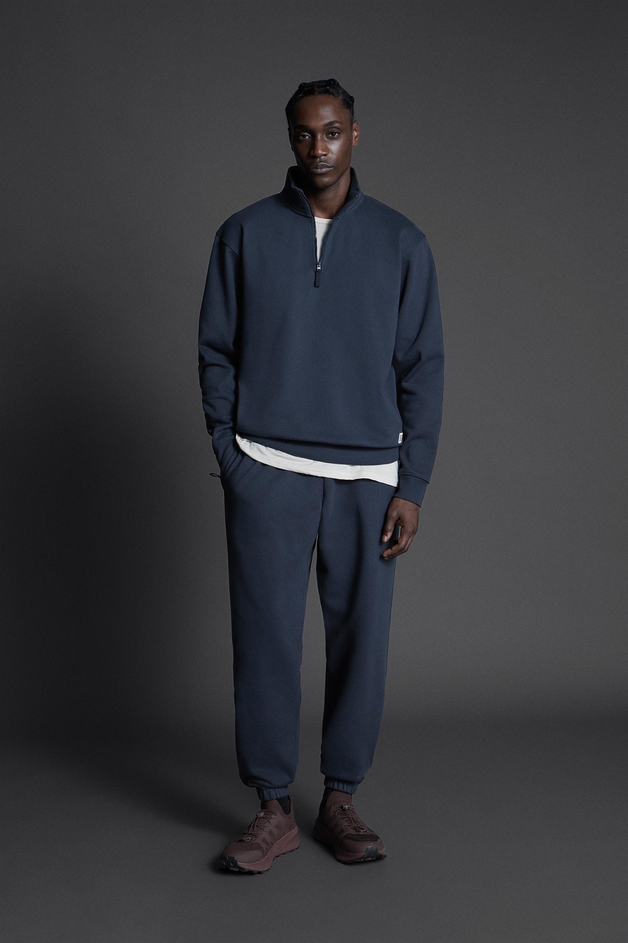 Zara zip online sweatshirt