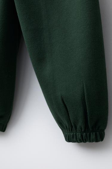 SOFT JOGGERS - Dark green by Zara - Image 3