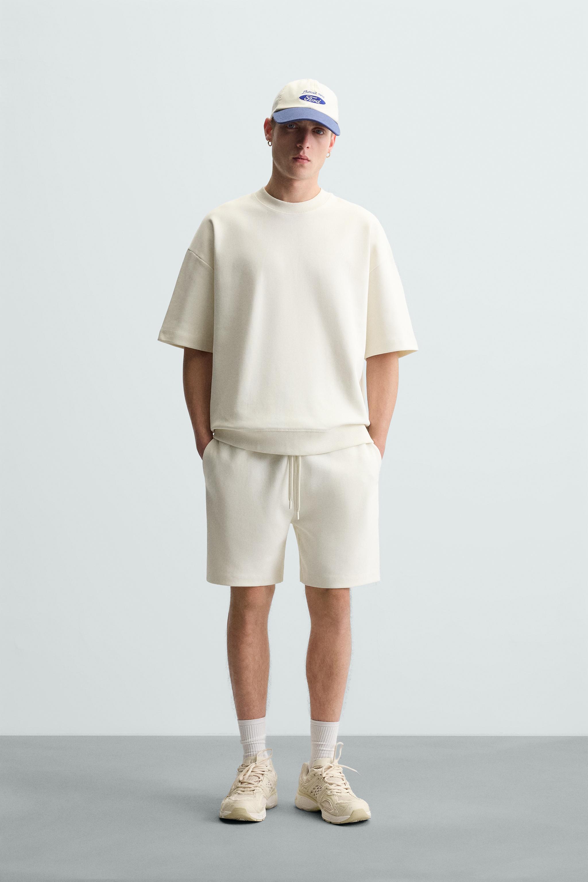 TECHNICAL INTERLOCK SWEATSHIRT - Oyster-white | ZARA South Africa