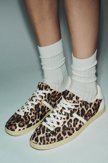 ANIMAL PRINT TRAINERS - Leopard by Zara - Image 3