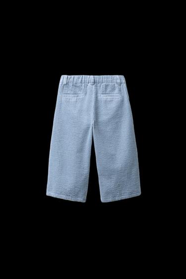 PANTALÓN STRAIGHT PANA BENSIMON ® X ZARA - Azul de Zara