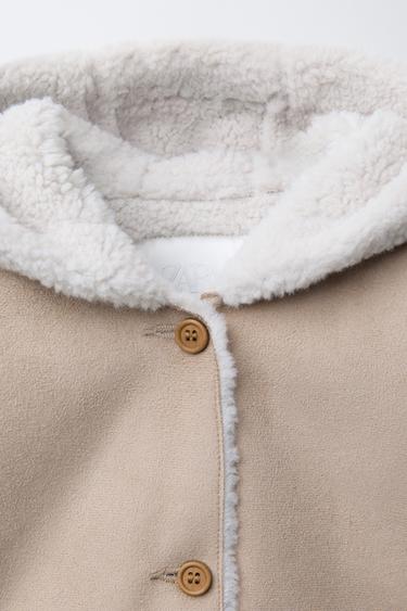 REVERSIBLE HOODED JACKET - Beige by Zara - Image 2