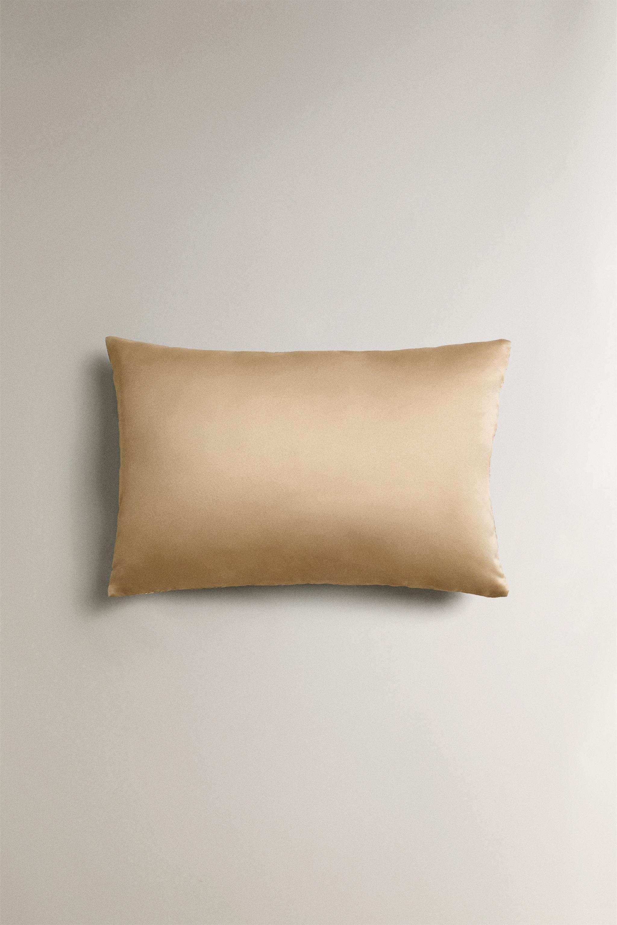 EMBROIDERED THROW PILLOW COVER