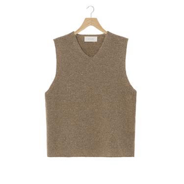 ORIGINS FLECKED KNIT VEST - Beige by Zara