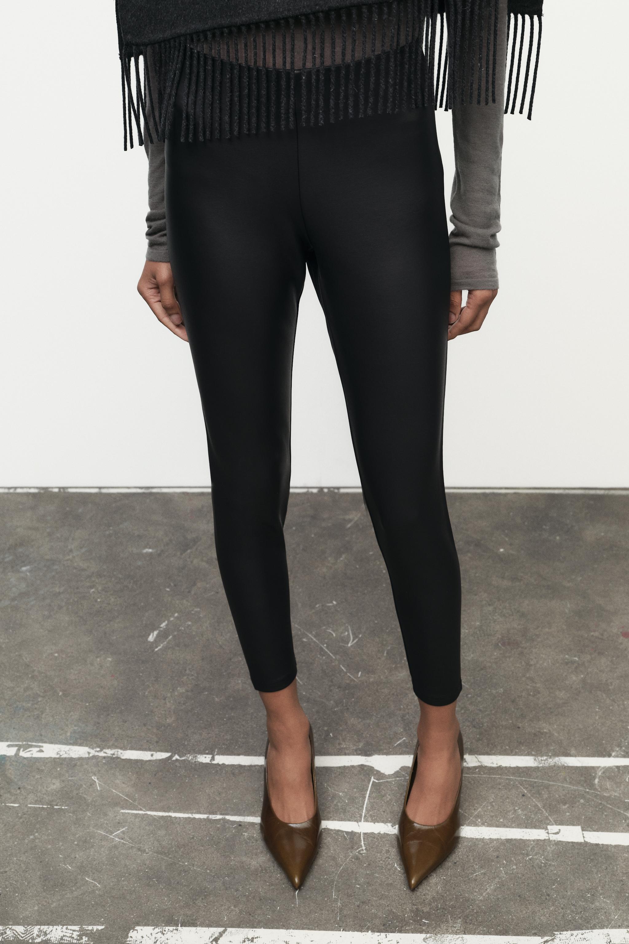 Legging latex zara hotsell