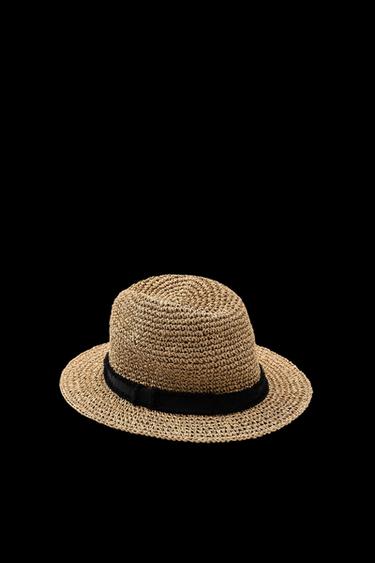 CONTRAST BAND HAT - Light brown by Zara - Image 0