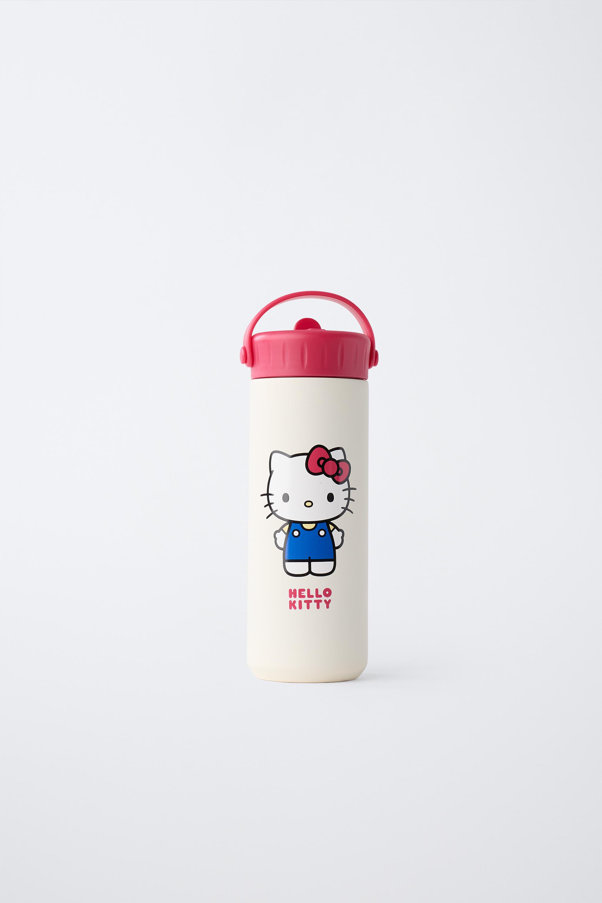 HELLO KITTY © SANRIO STEEL BOTTLE 600ML - Raspberry | ZARA United