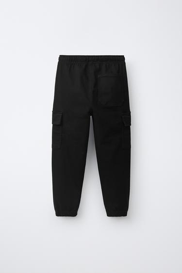 CARGO JOGGER PANTS — Black 2