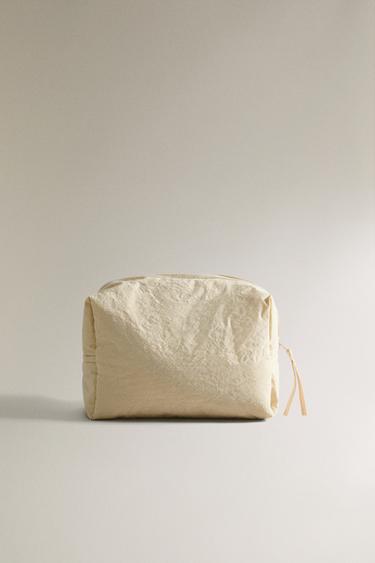 CHILDREN'S SMALL FLORAL WASH BAG - Butter by Zara - Image 0