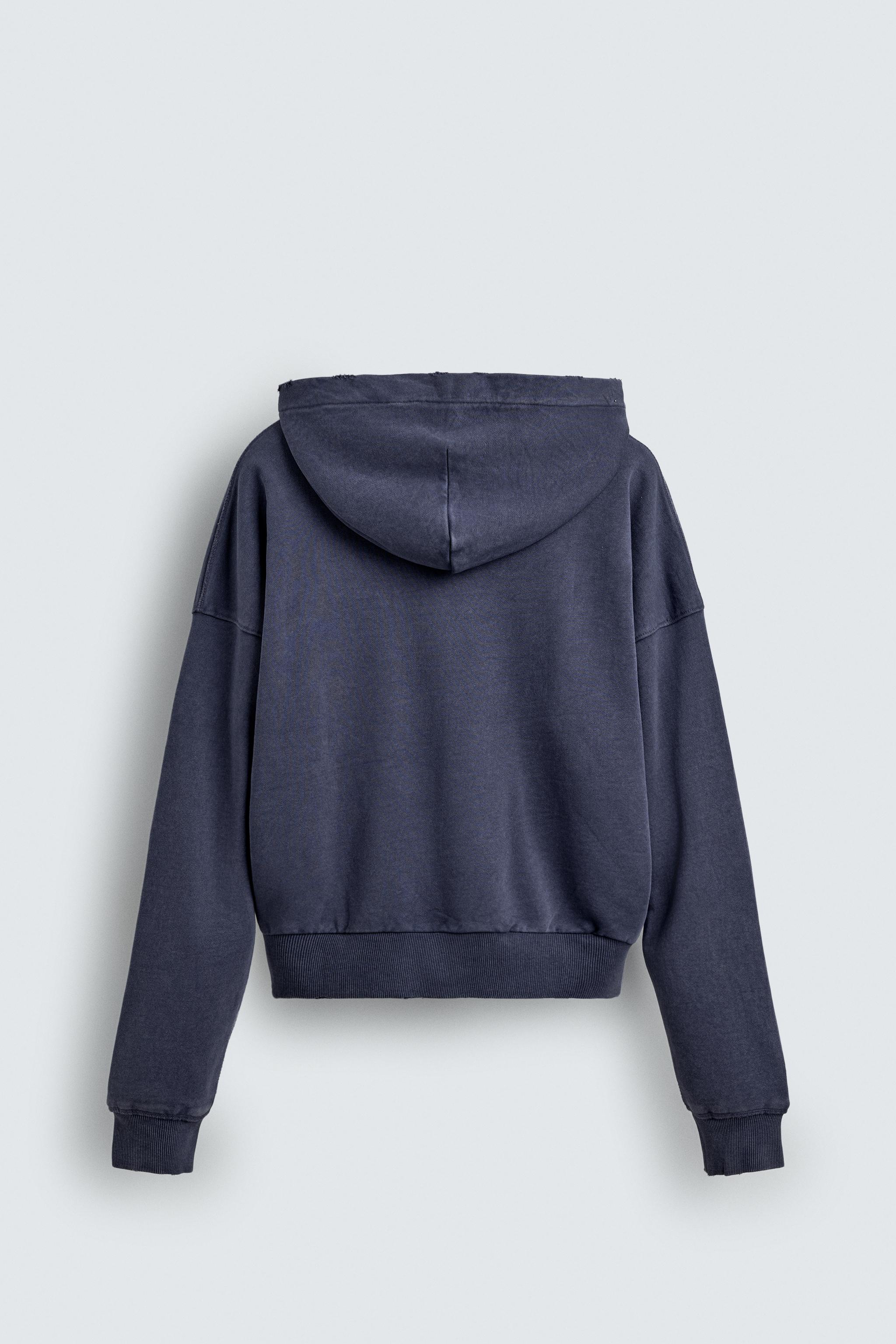 SWEAT BIMATIÈRE WAFFLE À CAPUCHE