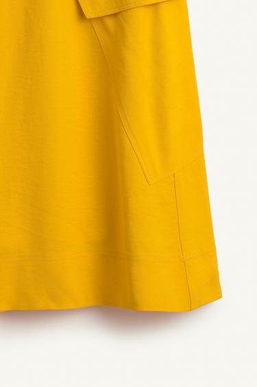 Jupe mi-longue asymétrique - Mandarine de Zara - Image 9