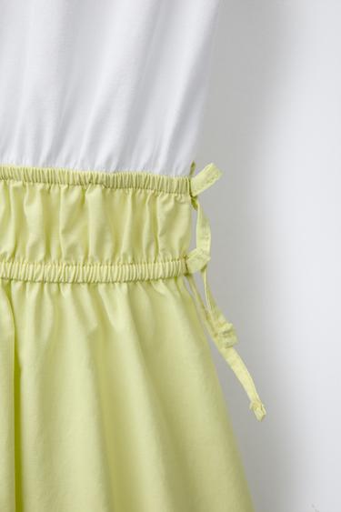 ROBE BIMATIÈRE - Citron vert de Zara - Image 3