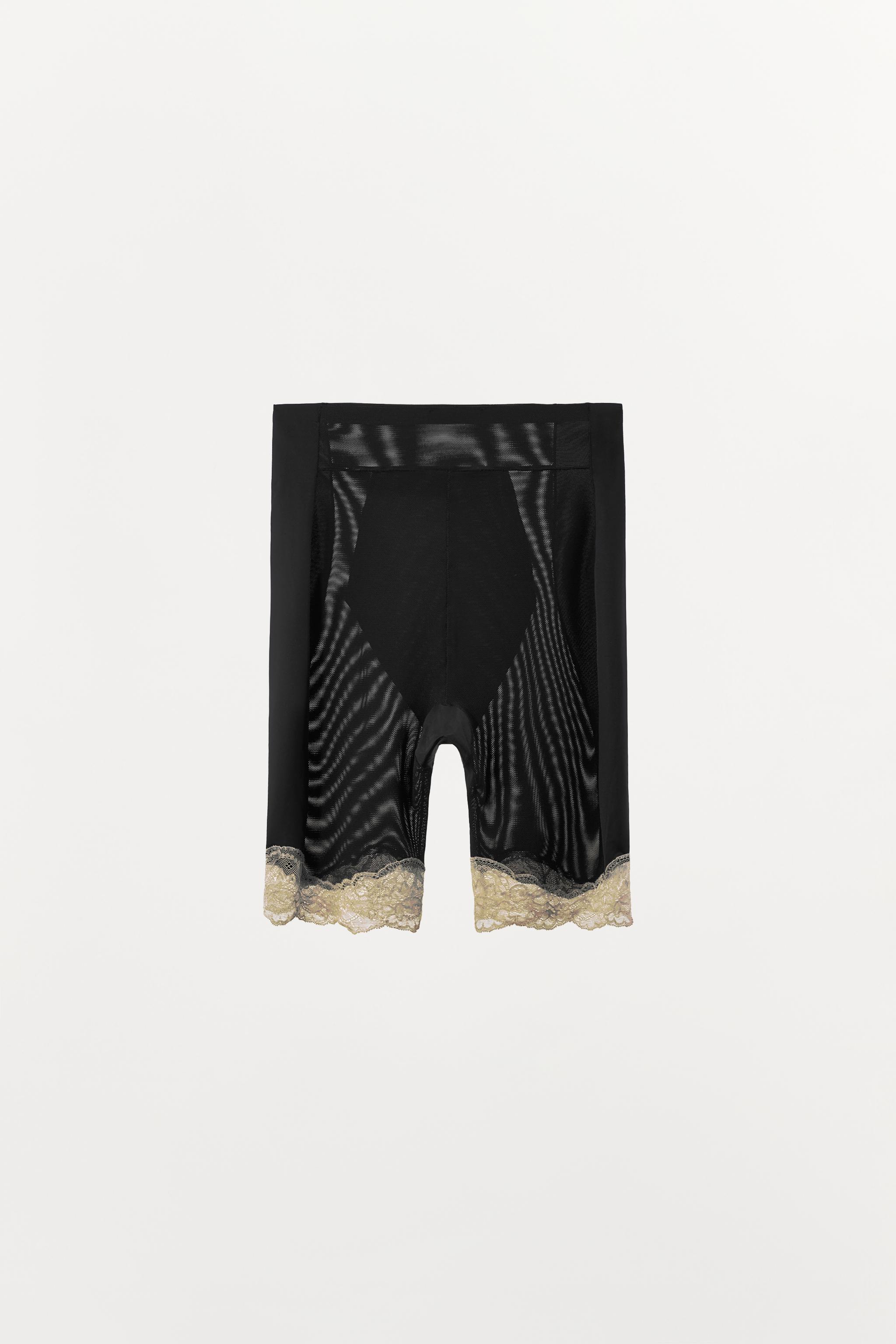 LACE POLYAMIDE BLEND SHORTS