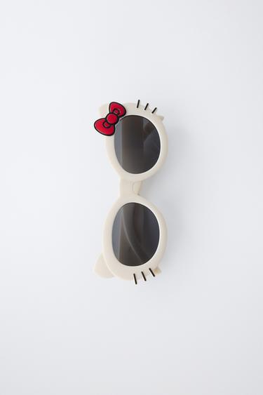 LUNETTES DE SOLEIL EN PLASTIQUE HELLO KITTY © SANRIO - Écru de Zara - Image 3
