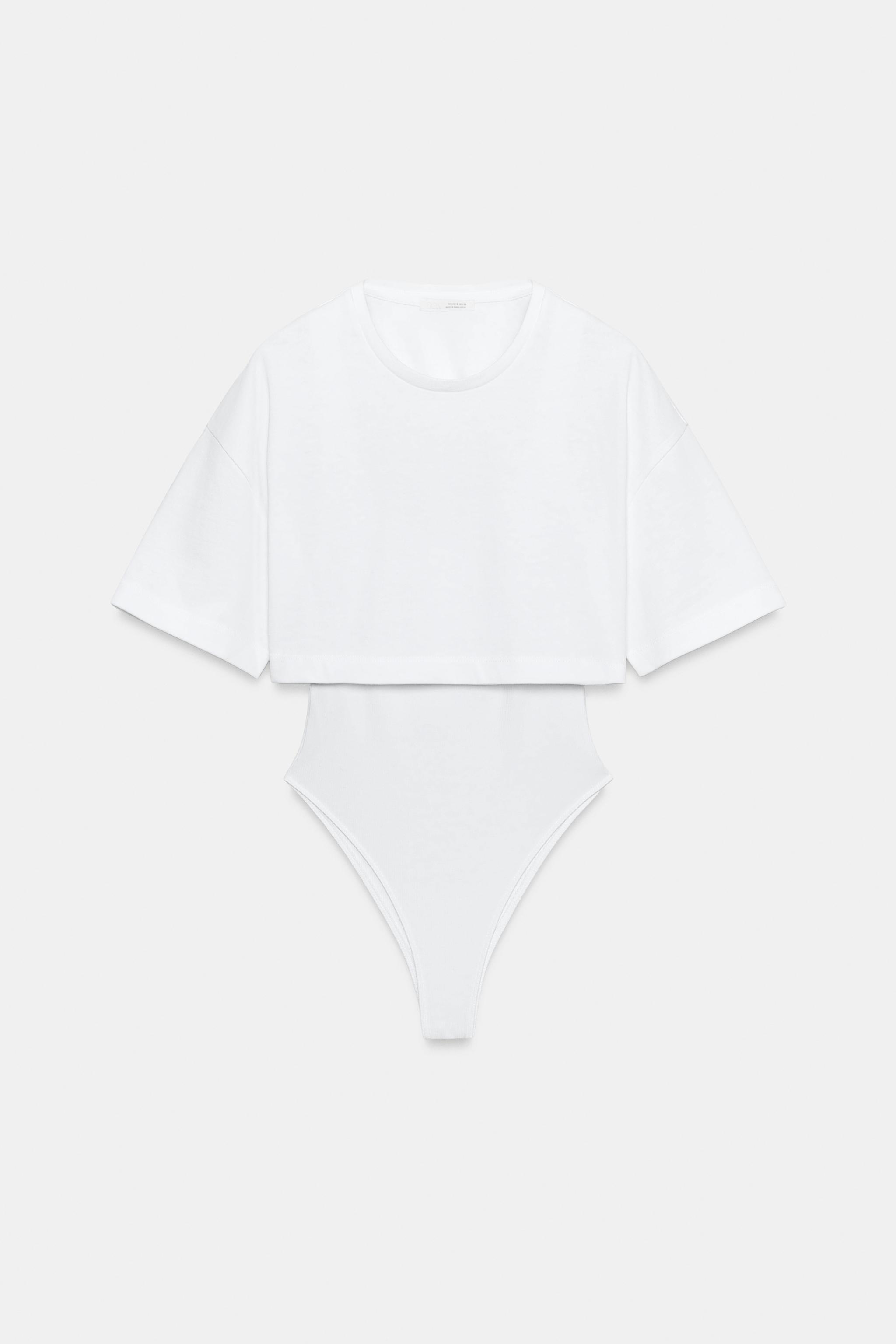 CROP TOP KOMBİNE BODY - Görsel 5