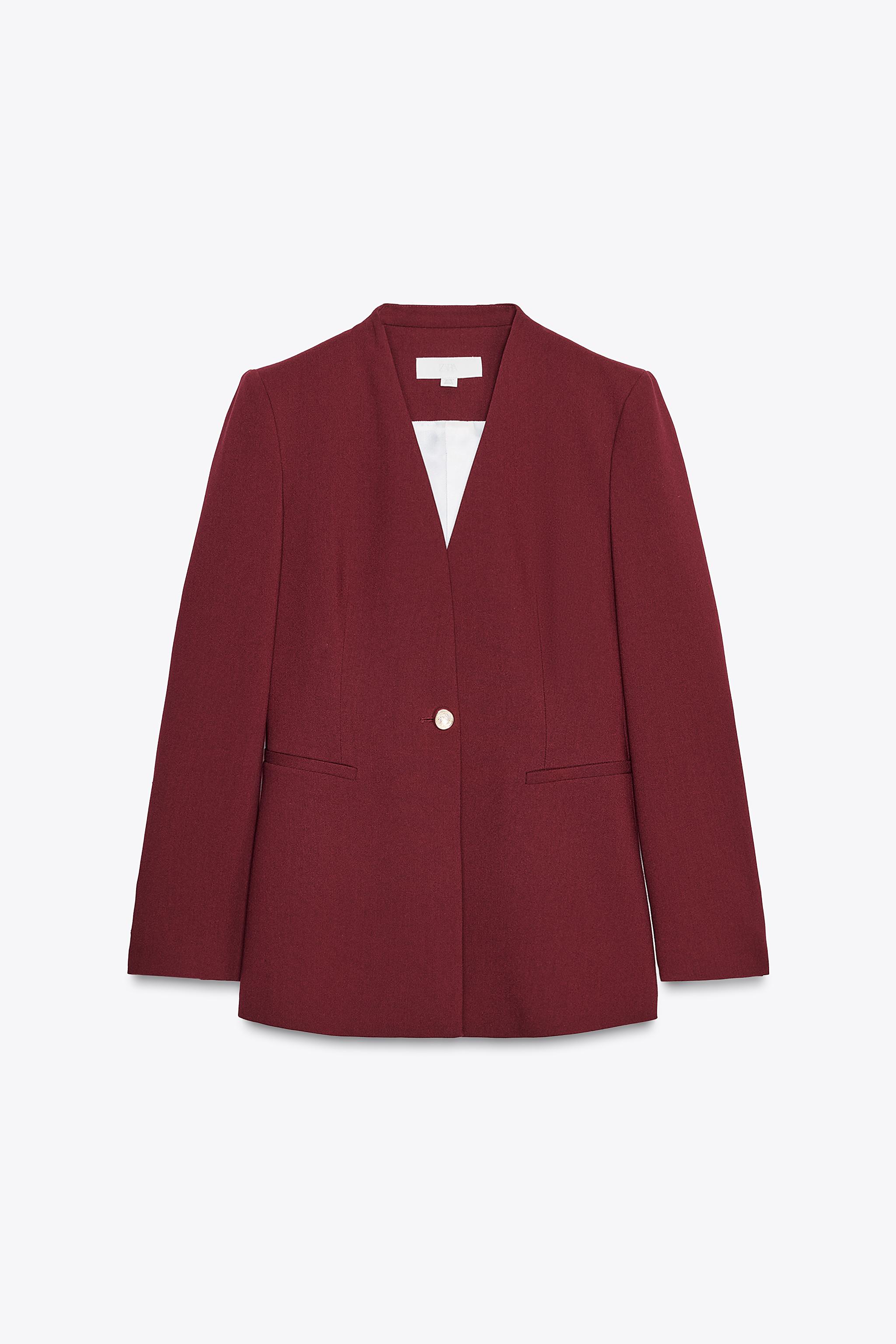 BLAZER AJUSTÉE SANS REVERS