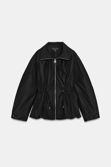GEFÜTTERTE JACKE MIT STEHKRAGEN - Schwarz von Zara - Bild 0