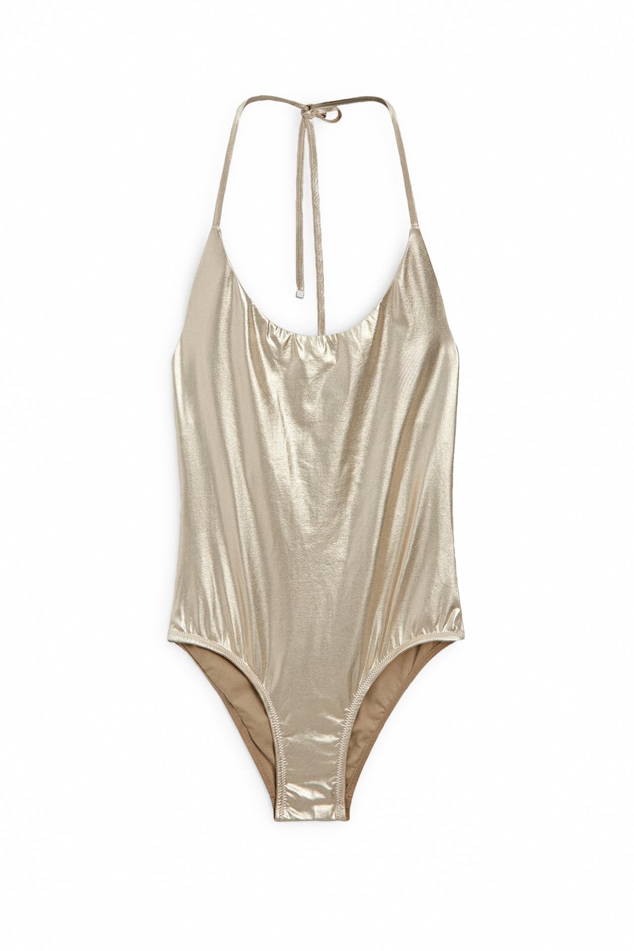 Metallic swimsuit — Gold
