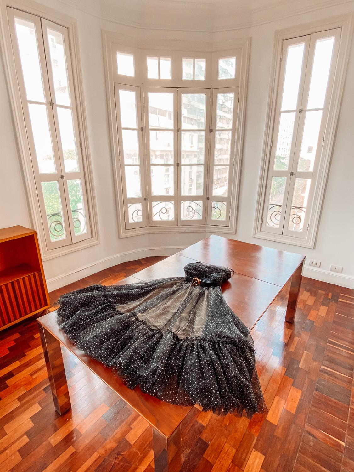 LONG TULLE DRESS - Image 2