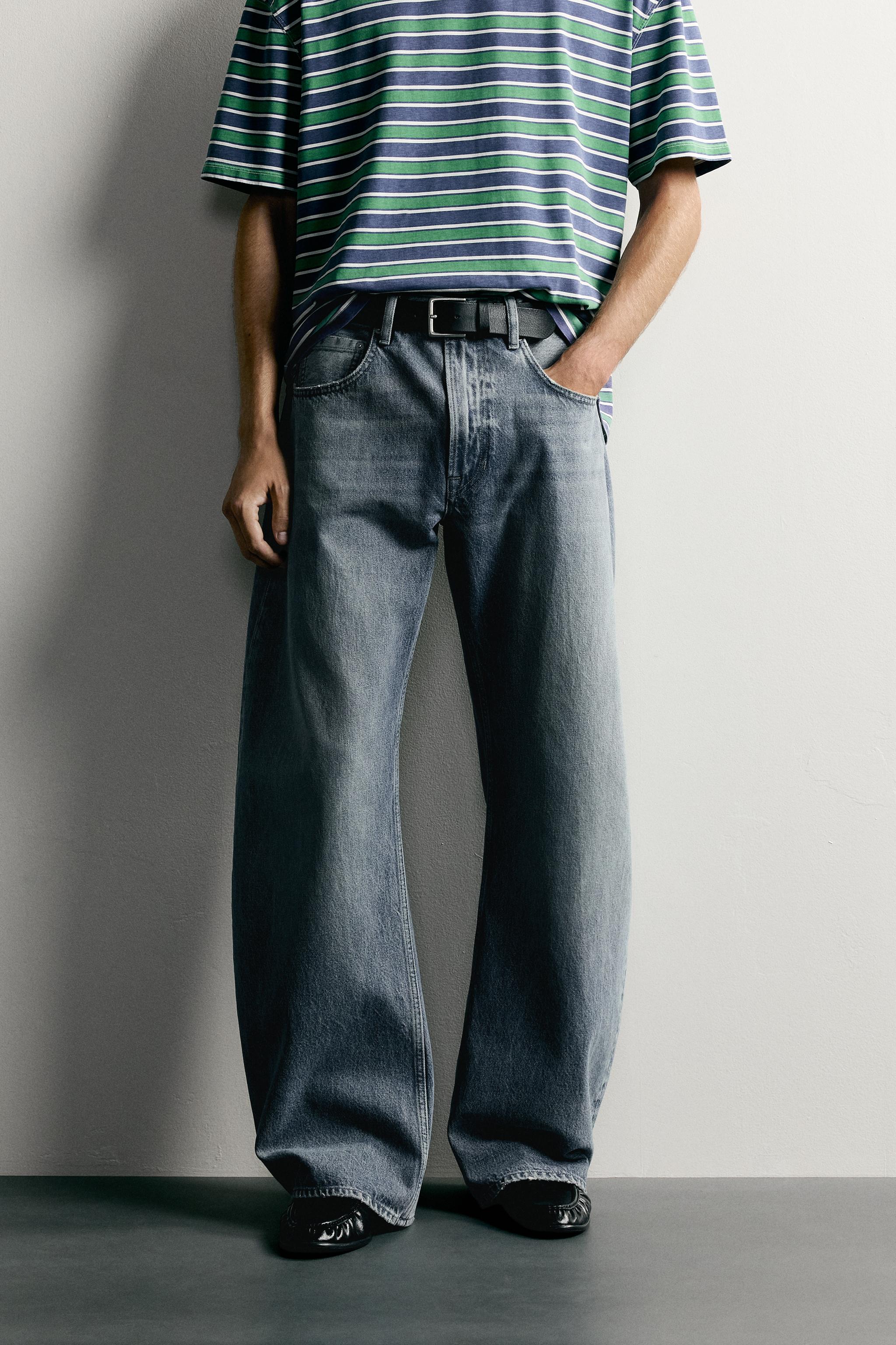 BALLOON FIT JEANS — Faded blue