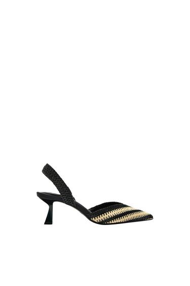 KITTEN HEEL SLINGBACK SHOES
