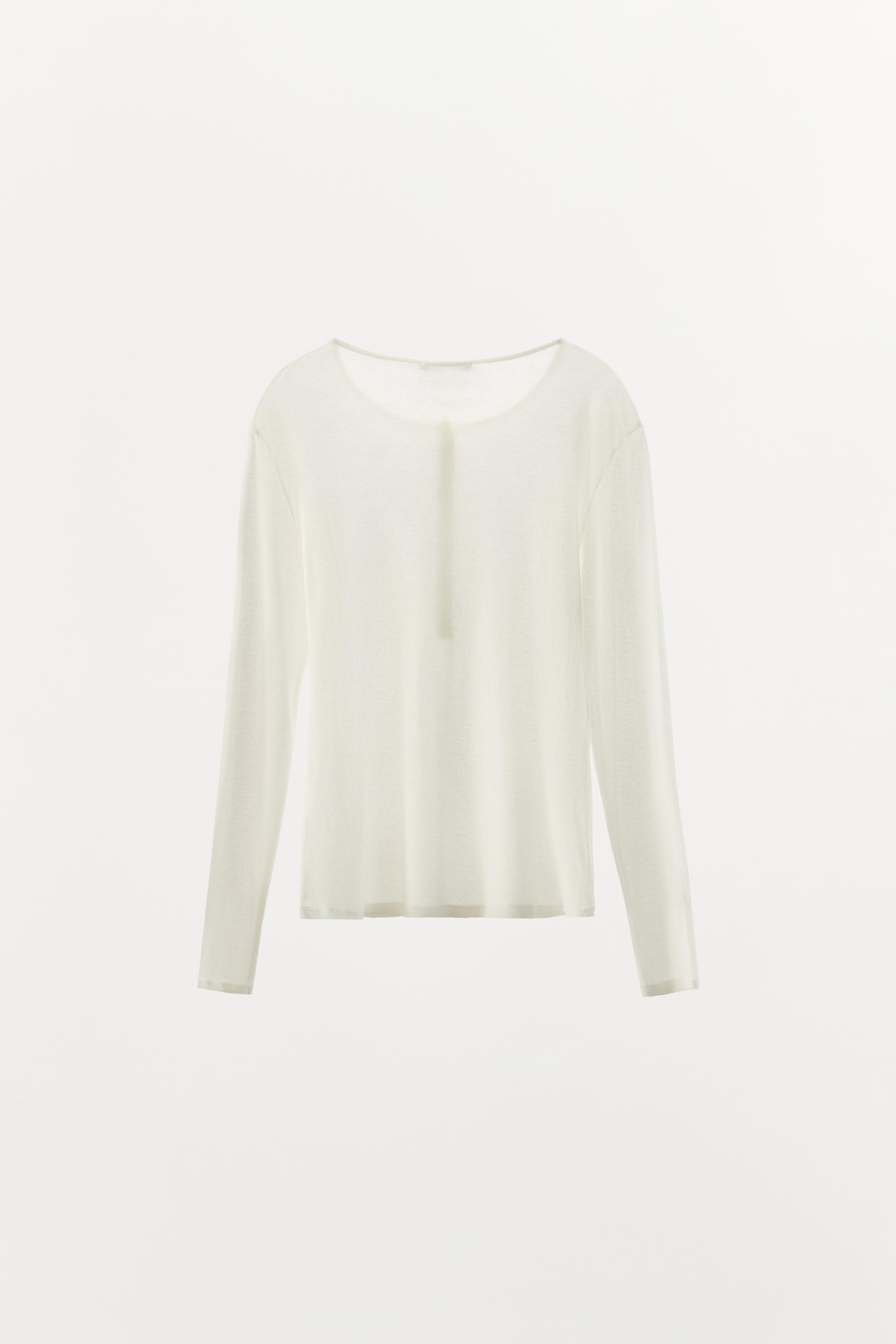 Zara %100 PAMUKLU DÜĞMELİ T-SHIRT görsel 6