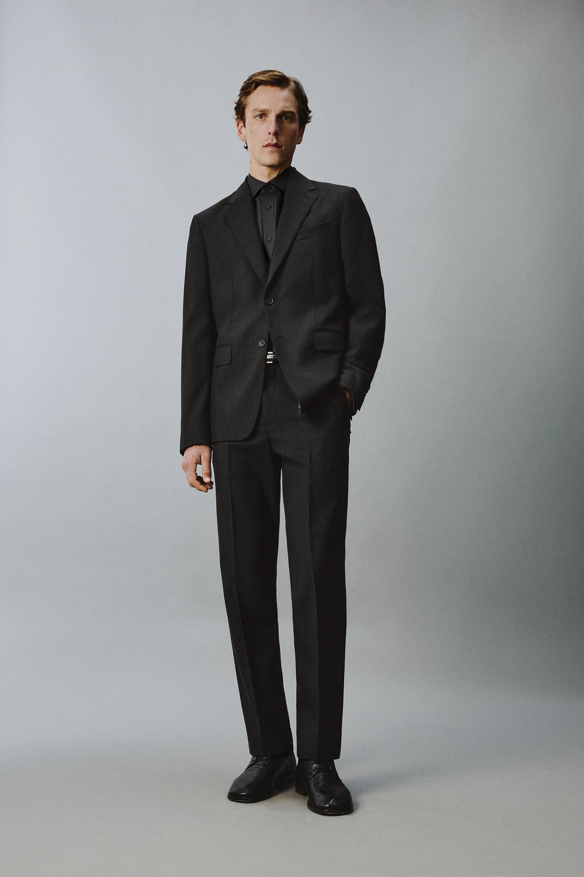 100% WOOL SUIT BLAZER