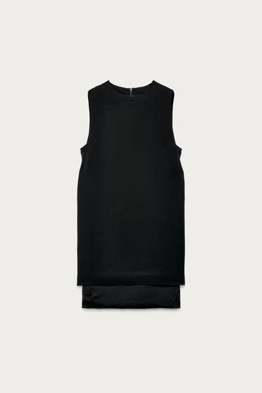 ROBE COURTE FANTAISIE MARISA BERENSON X ZARA - Noir de Zara - Image 1