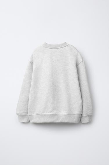 SWEAT À IMPRIMÉ PIÈCE ÉTOILE - Gris chiné de Zara - Image 1