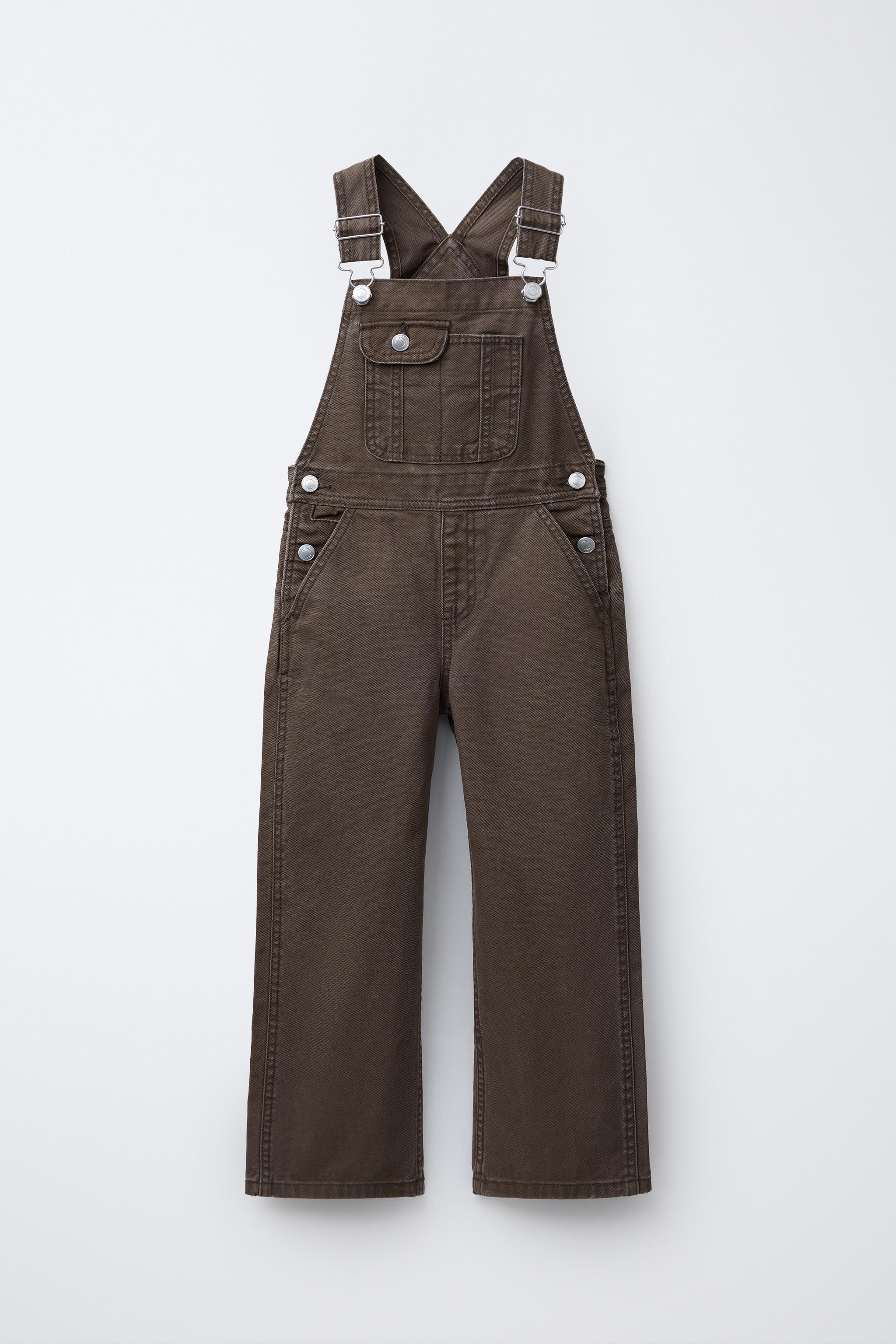 オールドジョー　オーバーオール　40　ブラウン　クロスショルダー OLD JOE オーバーオール 40 オールドジョーoldjoeクロスショルダー