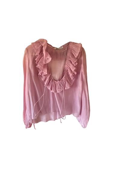BLUSA ROMÁNTICA DE MANGA LARGA