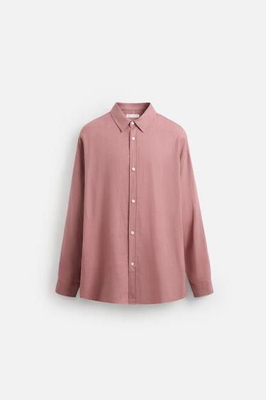 CHEMISE LIN - VISCOSE - Rose de Zara - Image 6