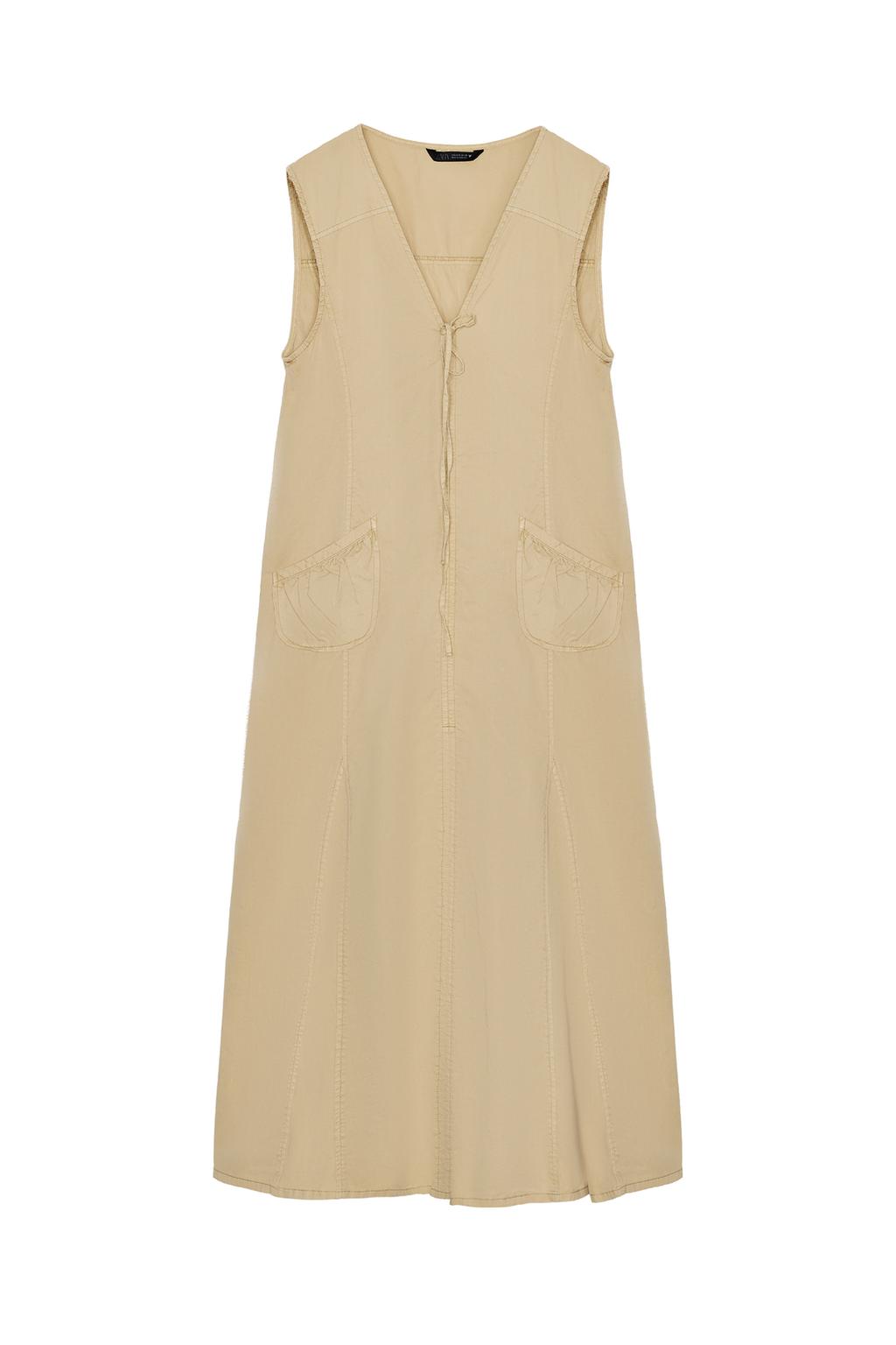 TRENCH MIDI DRESS - image 3