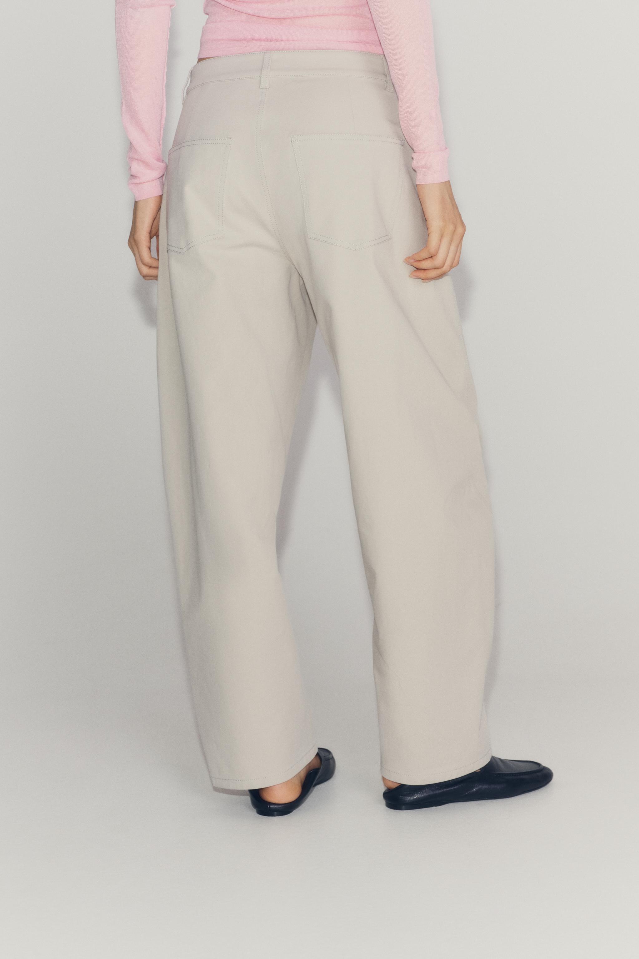 Женские брюки Zara ZW COLLECTION WIDE-LEG PANTS — фото 5