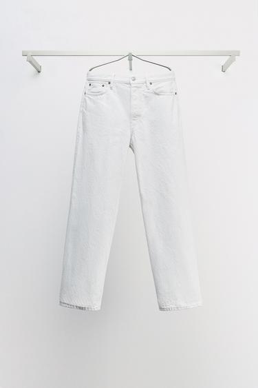 JEANS STRAIGHT FIT RELAXED LIMITED EDITION - Blanco de Zara