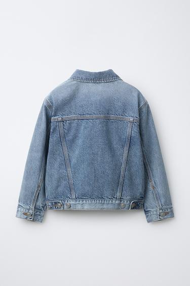 VESTE EN JEAN BASIQUE - Bleu de Zara - Image 1