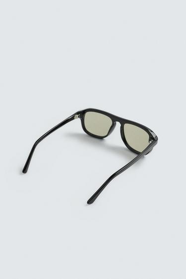 LUNETTES DE SOLEIL OVALES - Vert olive de Zara - Image 6