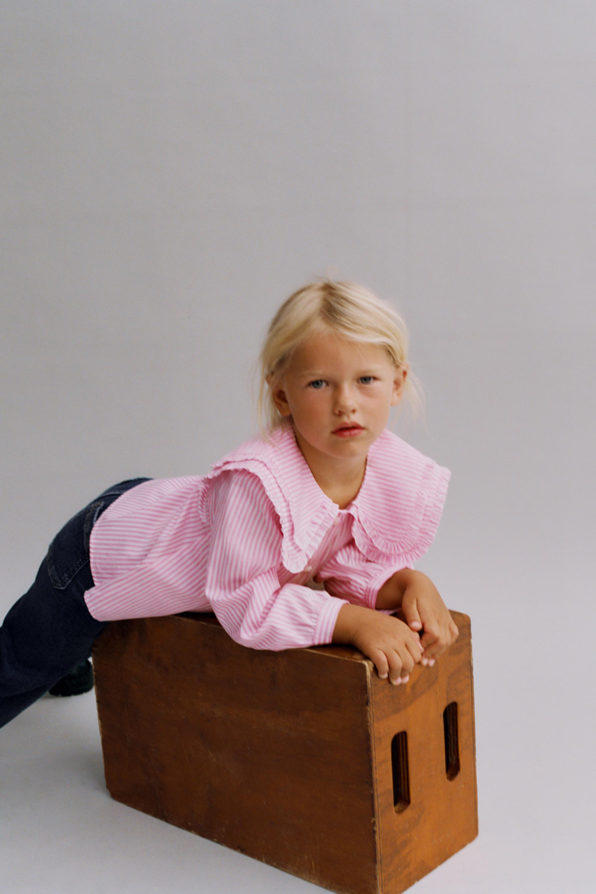 えりっつ！ SOFT BUCKLE TOP - Gray marl | ZARA United States