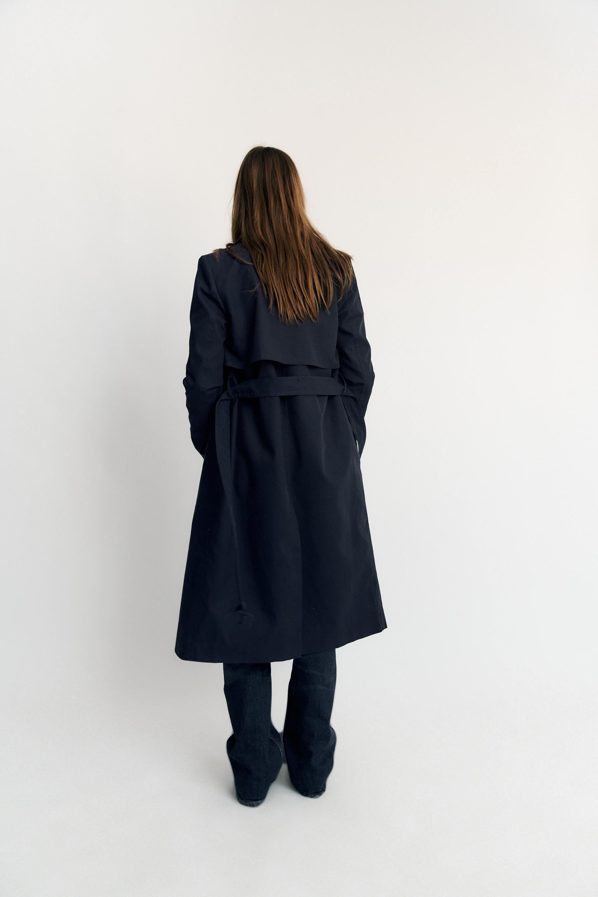 100% COTTON TRENCH COAT