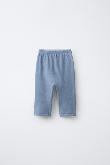 SOFT TOUCH TROUSERS - Light blue by Zara