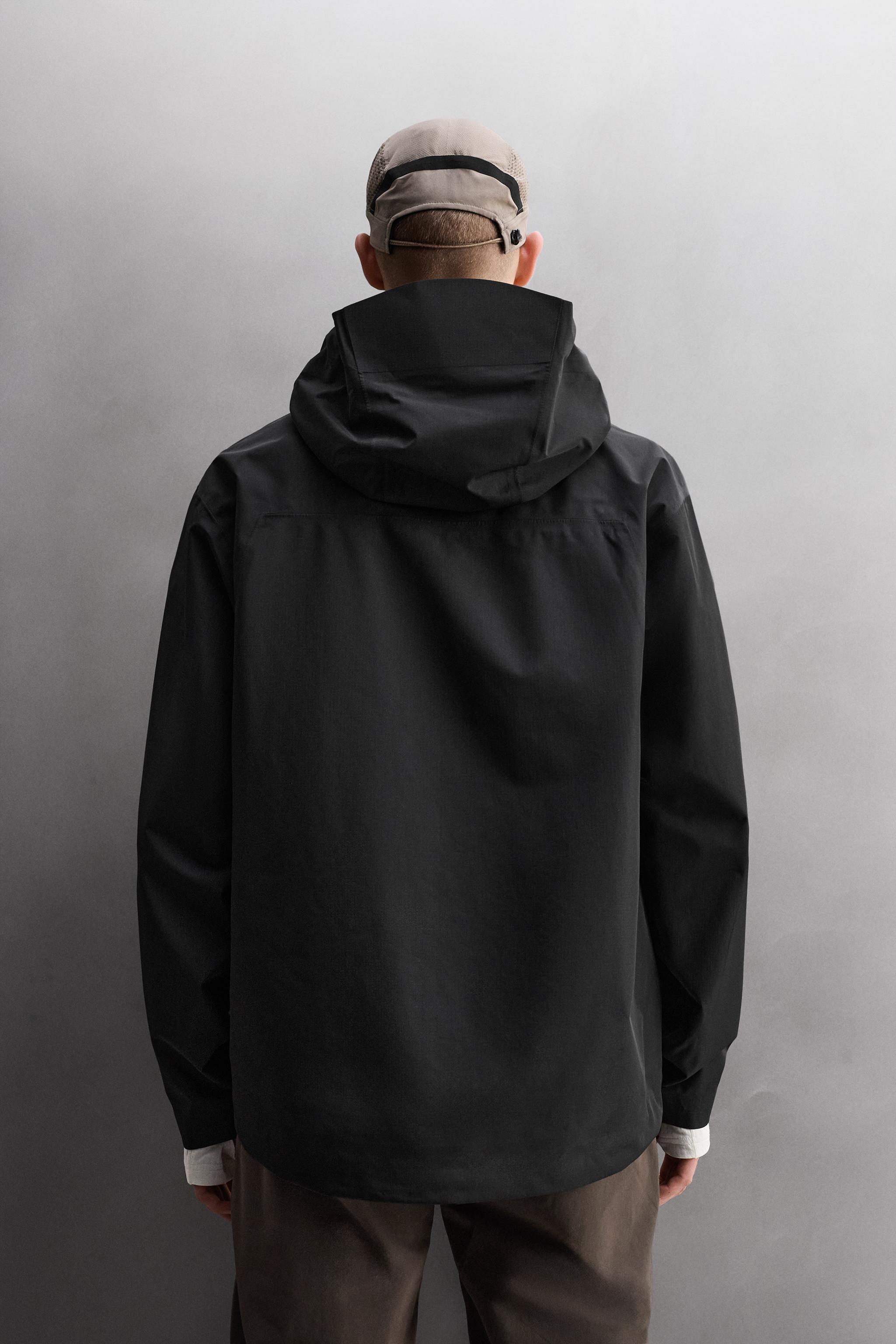 WATERPROOF SHELL TECHNICAL JACKET - Brick | ZARA Canada