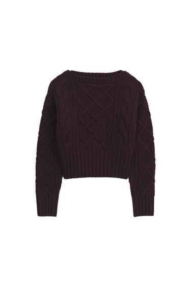 100% WOOL KNIT SWEATER
