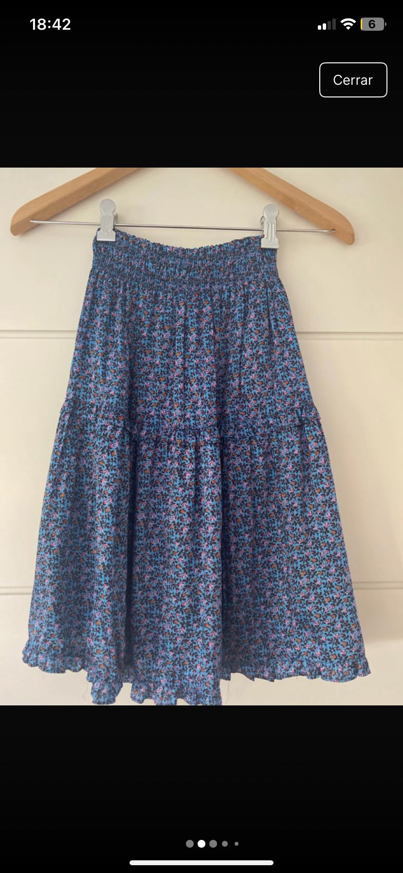 FLORAL MIDI SKIRT - Image 2