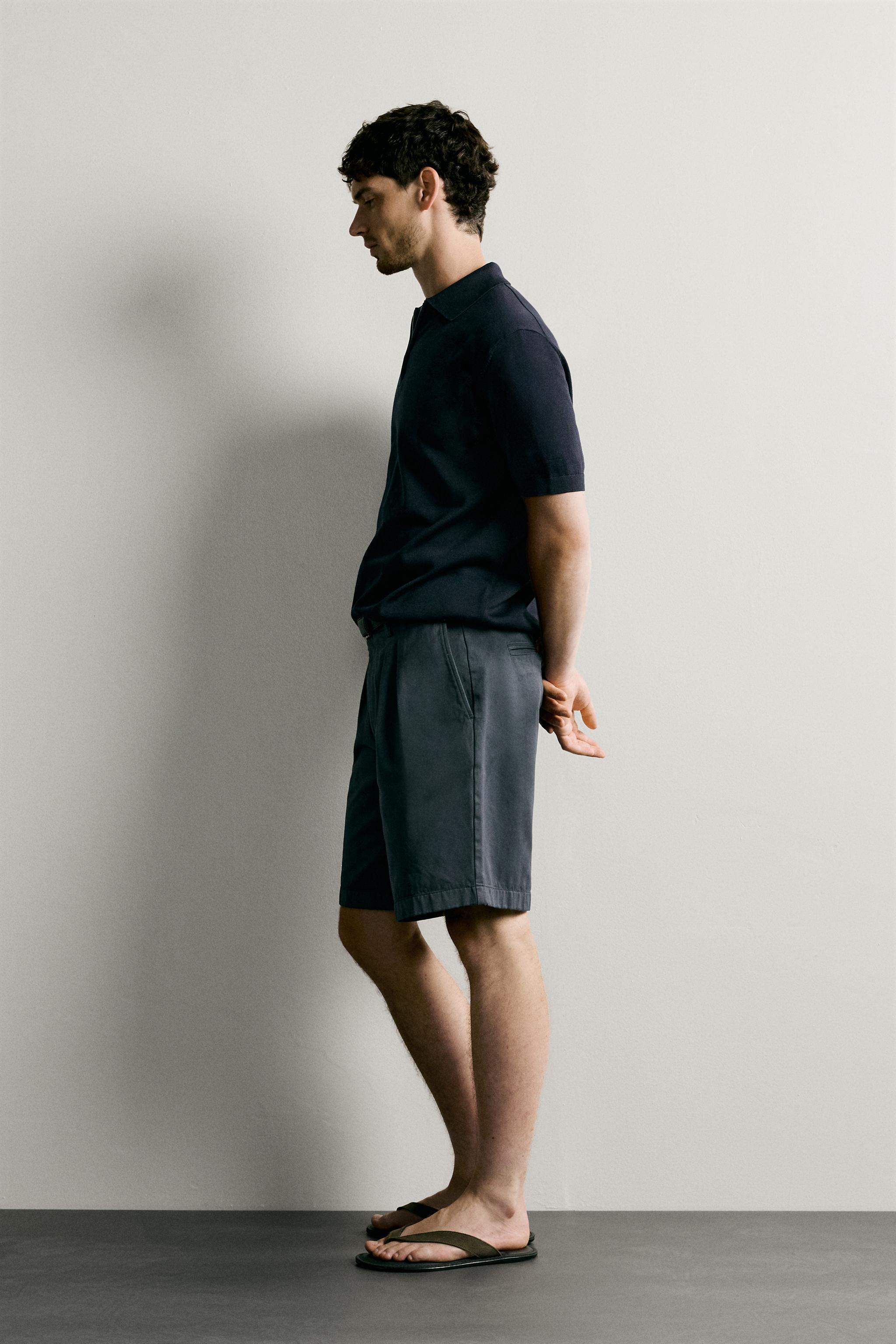 POLO EN MAILLE REGULAR FIT À ZIP