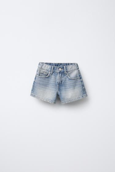 ΒΕΡΜΟΥΔΑ ΝΤΕΝΙΜ ΣΤΡΑΣ - Μπλε ανοιχτό του Zara - Εικόνα 0