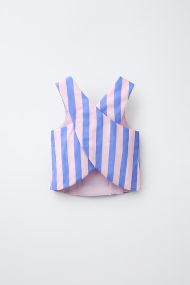 TOP RAYURES BOUTONS - Multicolore de Zara - Image 1