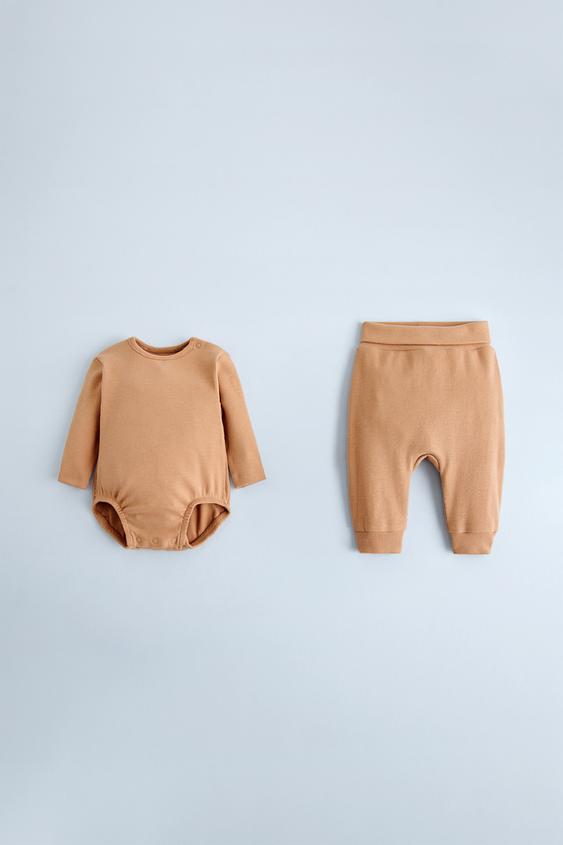 Zara Baby Boys Neutral Tone Bodysuits Bundle 2-3 Years